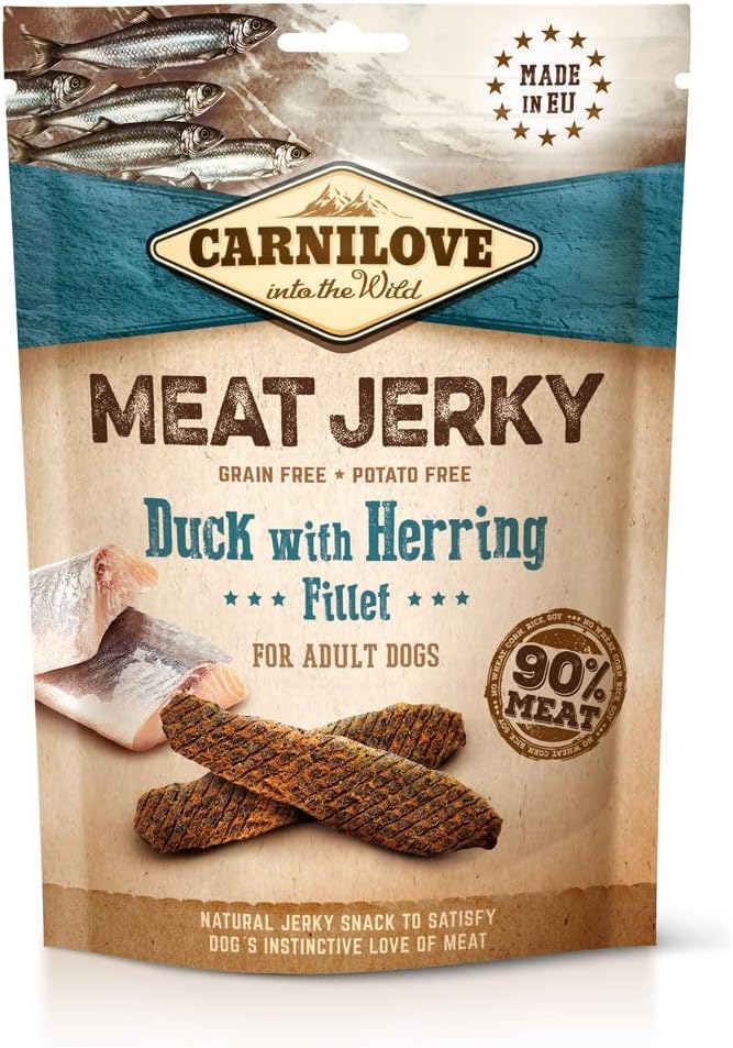 Carnilove Jerky Snack Duck With Herring Fillet 100g