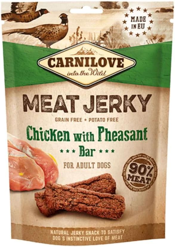 Carnilove Jerky Snack Chicken With Pheasant Bar 100g