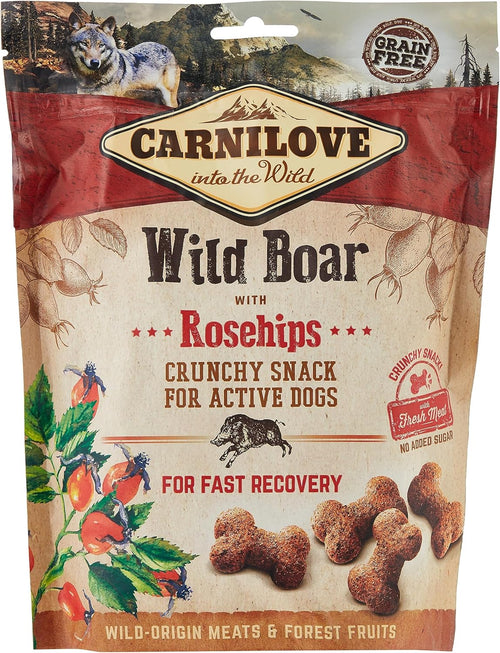 Carnilove Wild Boar with Rosehips Crunchy Snack for Dogs 200g