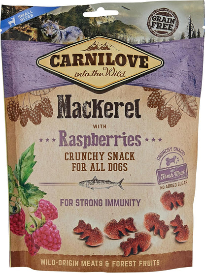 Carnilove Mackerel with Raspberries Crunchy Snack for Dogs 200g