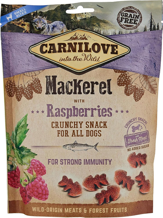 Carnilove Mackerel with Raspberries Crunchy Snack for Dogs 200g