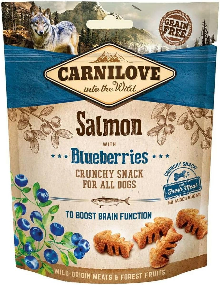 Carnilove Salmon with Blueberries Crunchy Snack for Dogs 200g