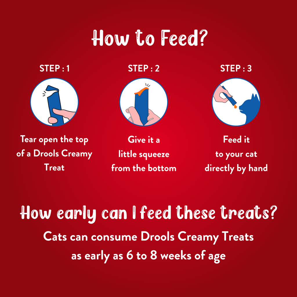 Drools Creamy Chicken Cat Treats 5x15g (75g)