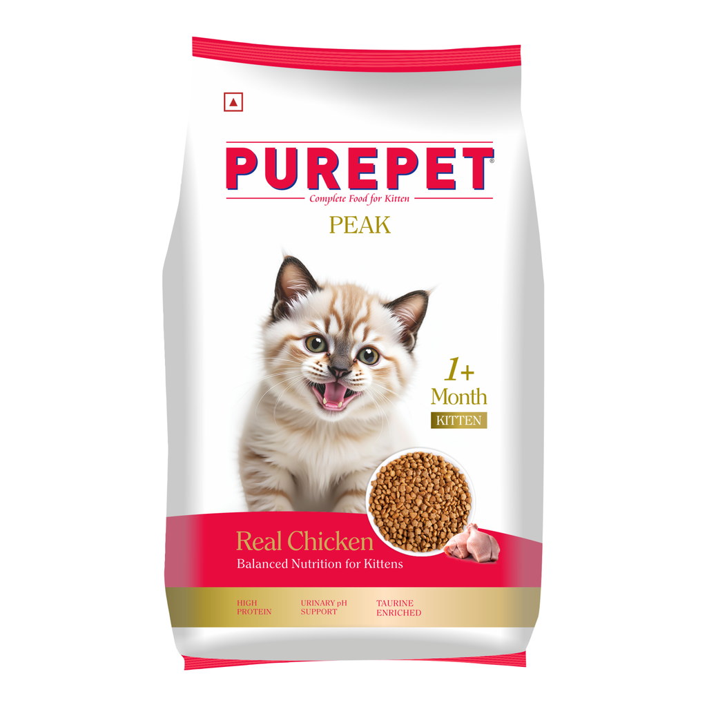 PurePet Peak Kitten Chicken Dry Food 1.2kg