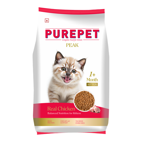 PurePet Peak Kitten Chicken Dry Food 1.2kg