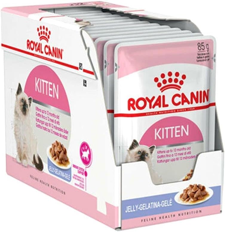 Royal Canin Feline Health Nutrition Kitten Jelly (WET FOOD - Pouches) BOX OF 12