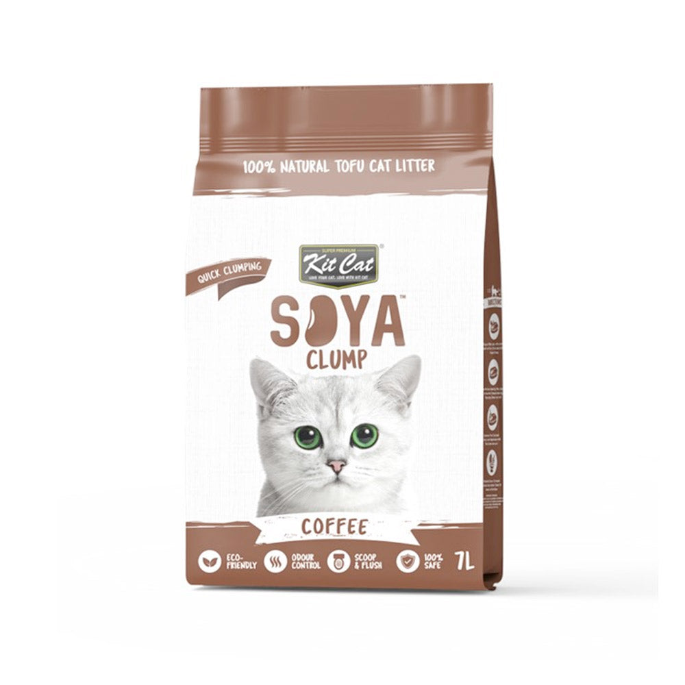 Kit Cat SoyaClump Soyabean Litter Coffee 7L