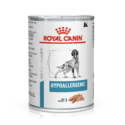 Royal Canin Vet Health Nutrition Canine Hypoallergenic (Wet Food - Cans) 12 X 400 G