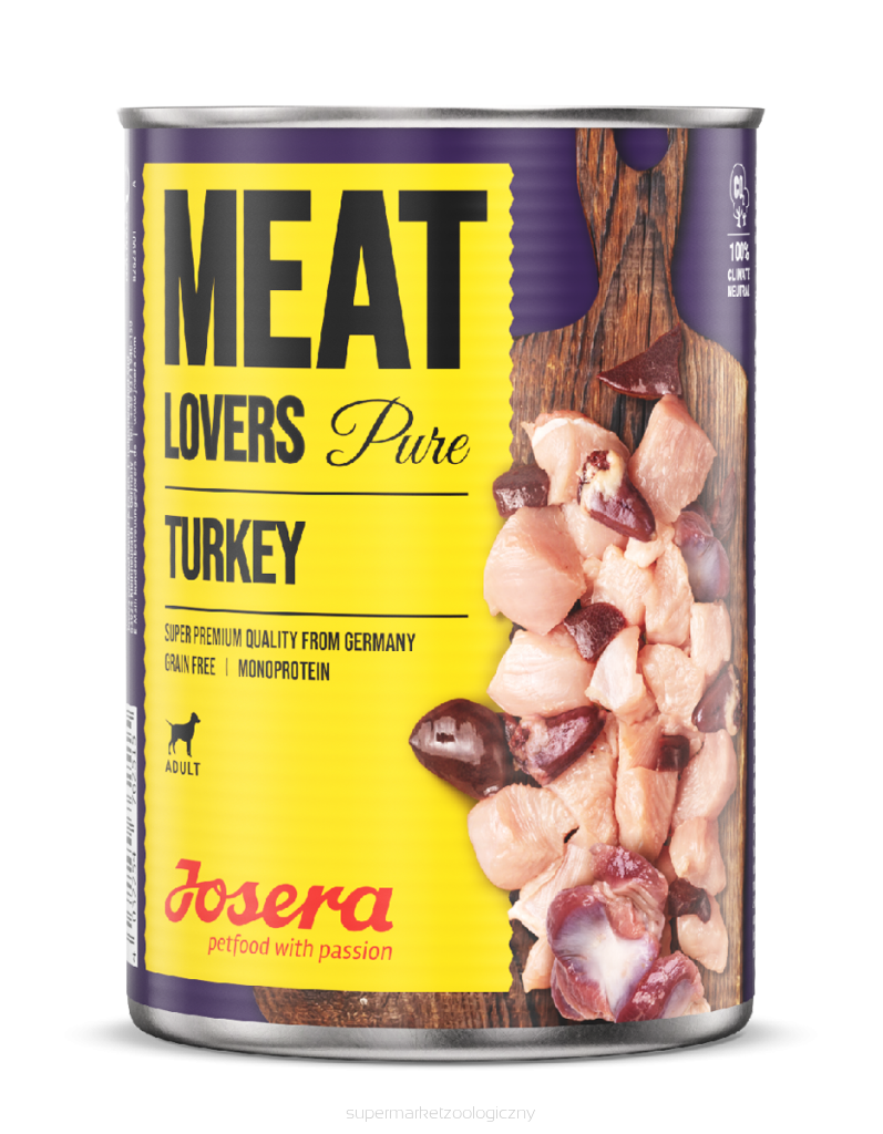 Josera Meat Lovers Pure Turkey Dog Wet Food 400g