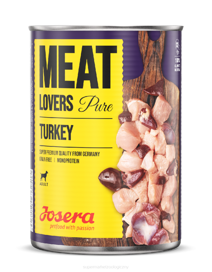 Josera Meat Lovers Pure Turkey Dog Wet Food 400g