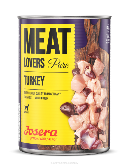 Josera Meat Lovers Pure Turkey Dog Wet Food 400g