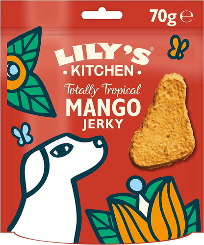Lily's Kitchen Totally Tropical Mango Jerky Dog Treats 70g