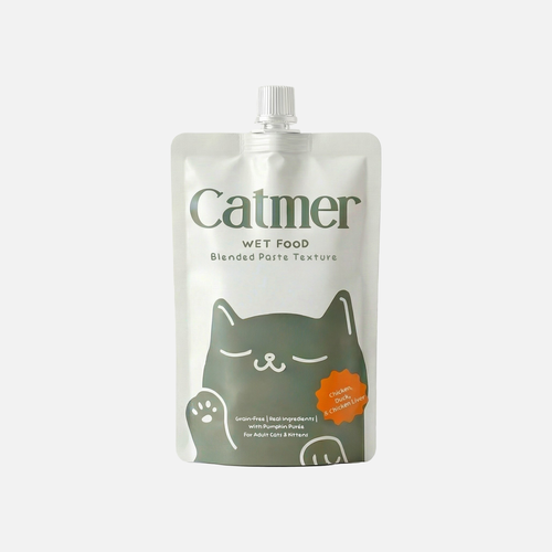 Catmer Wet Cat Food, Chicken, Duck & Chicken Liver, 85g