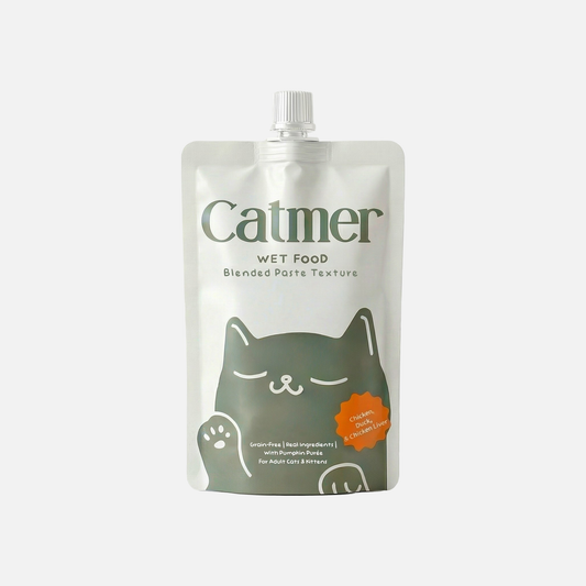 Catmer Wet Cat Food, Chicken, Duck & Chicken Liver, 85g