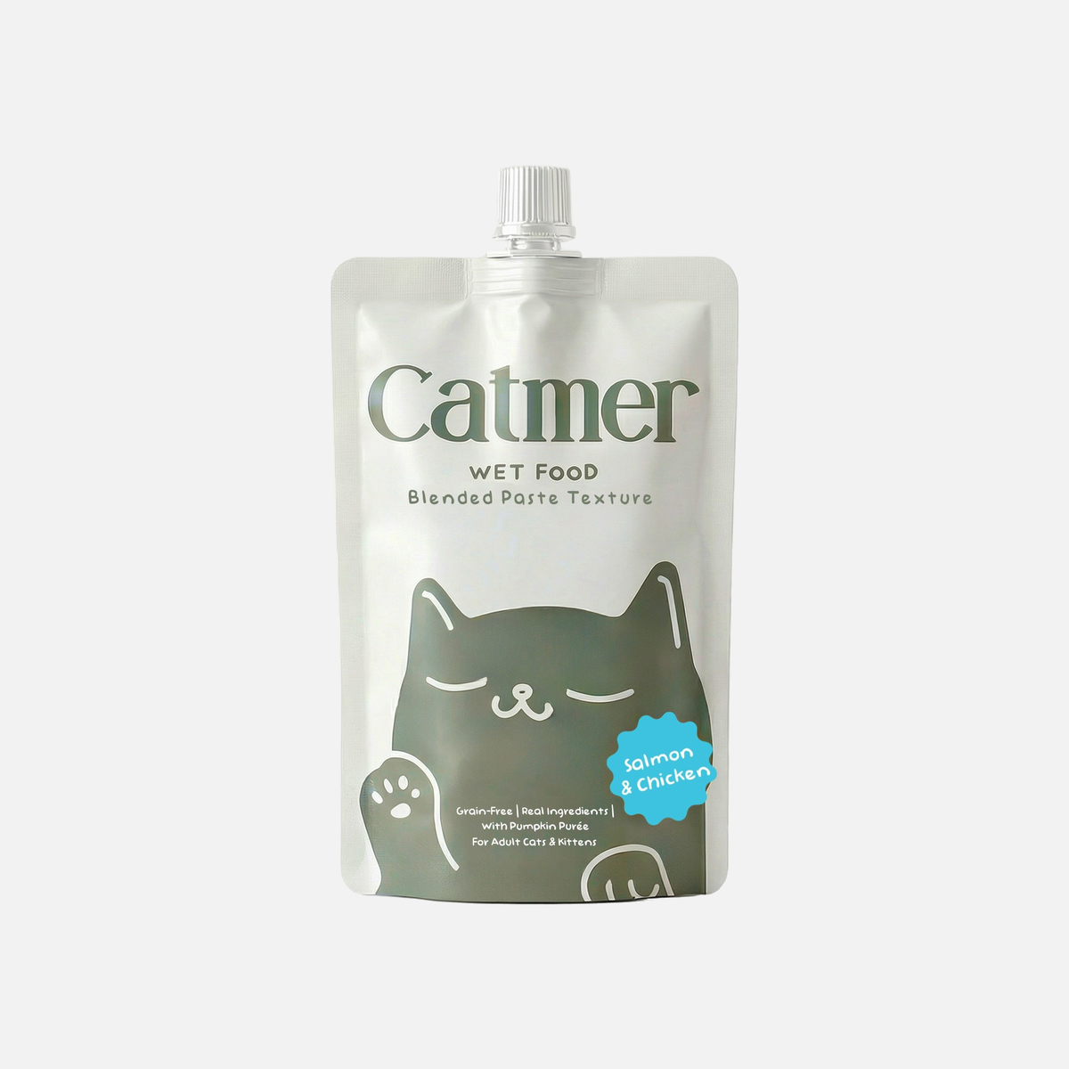 Catmer Wet Cat Food, Salmon & Chicken, 85g