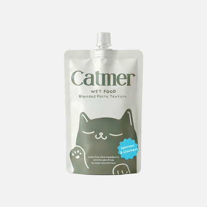 Catmer Wet Cat Food, Salmon & Chicken, 85g