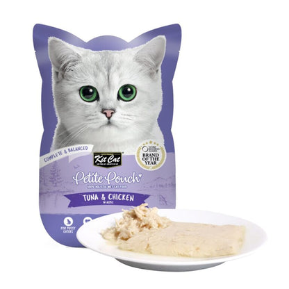 Kit Cat Petite Pouch 70g - Tuna & Chicken