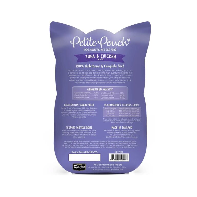 Kit Cat Petite Pouch 70g - Tuna & Chicken