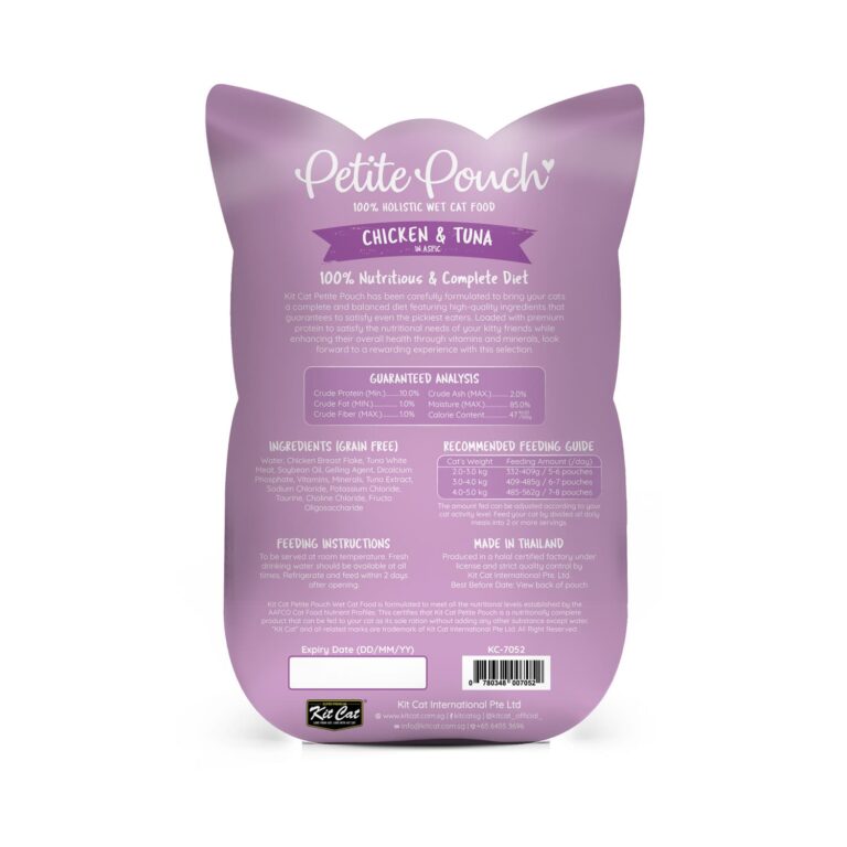 Kit Cat Petite Pouch 70g - Chicken & Tuna