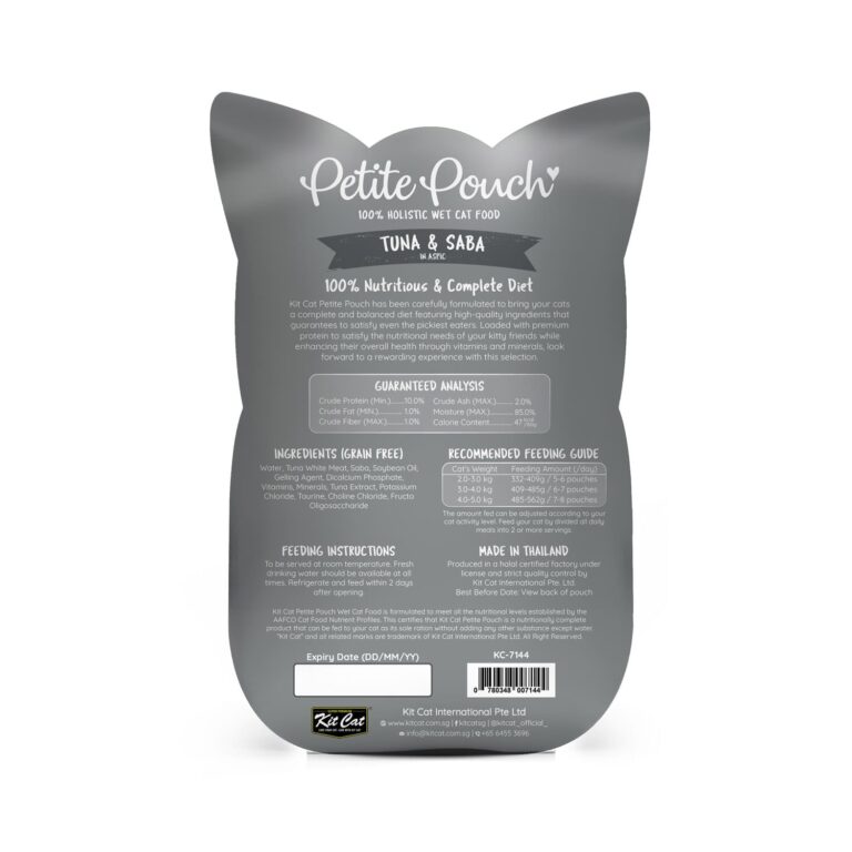 Kit Cat Petite Pouch 70g - Tuna & Saba