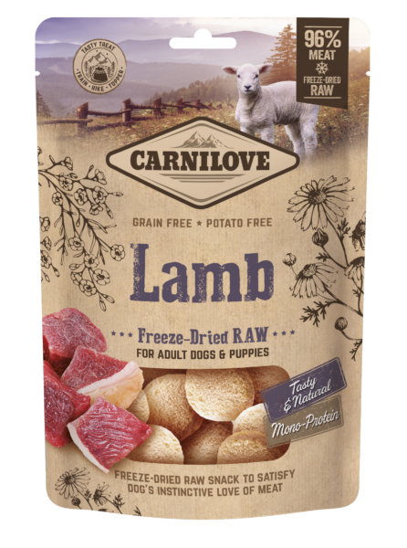 Carnilove Freeze-Dried Raw Snacks Lamb 60g