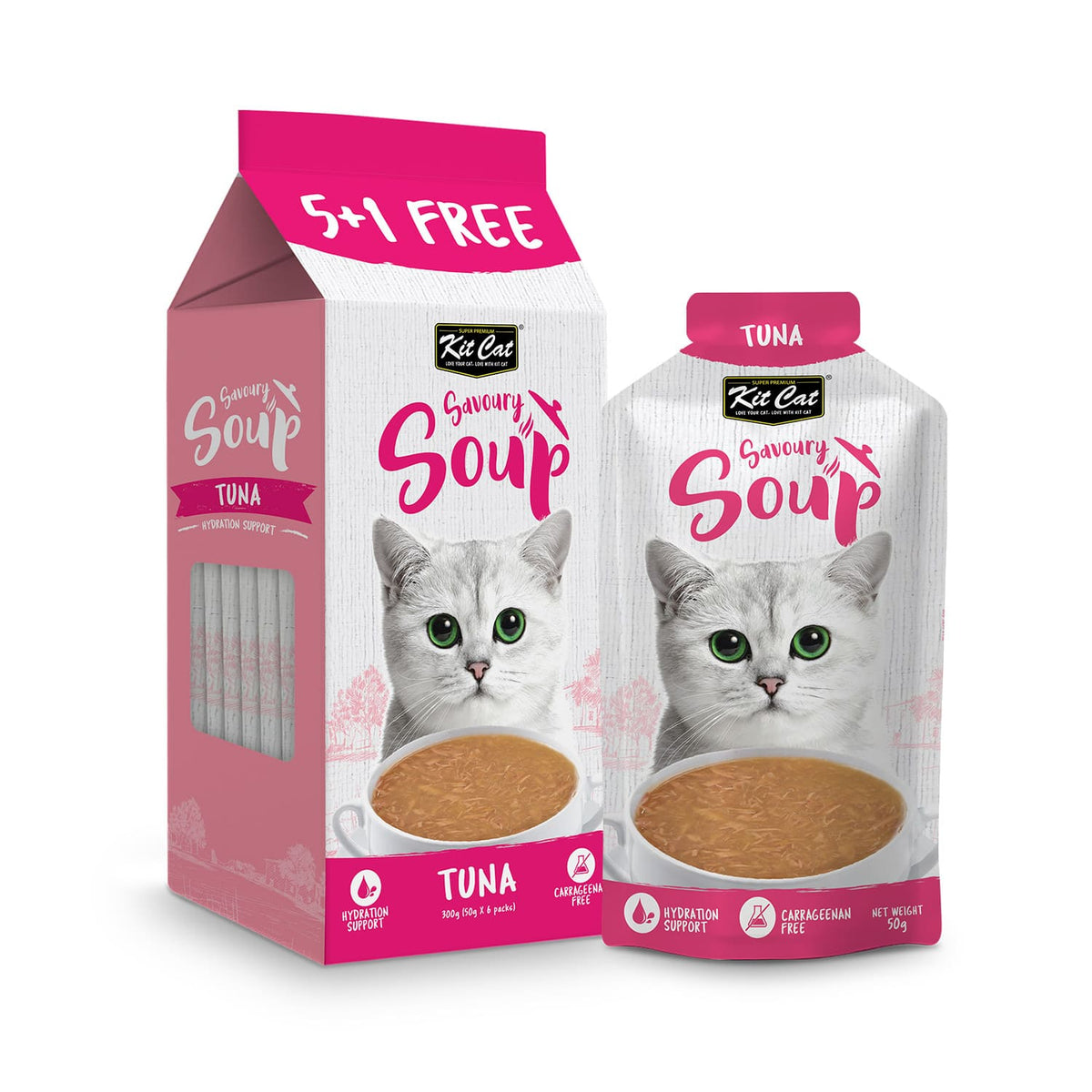 Kit Cat Savoury Soup Tuna 300g (6 x 50g)