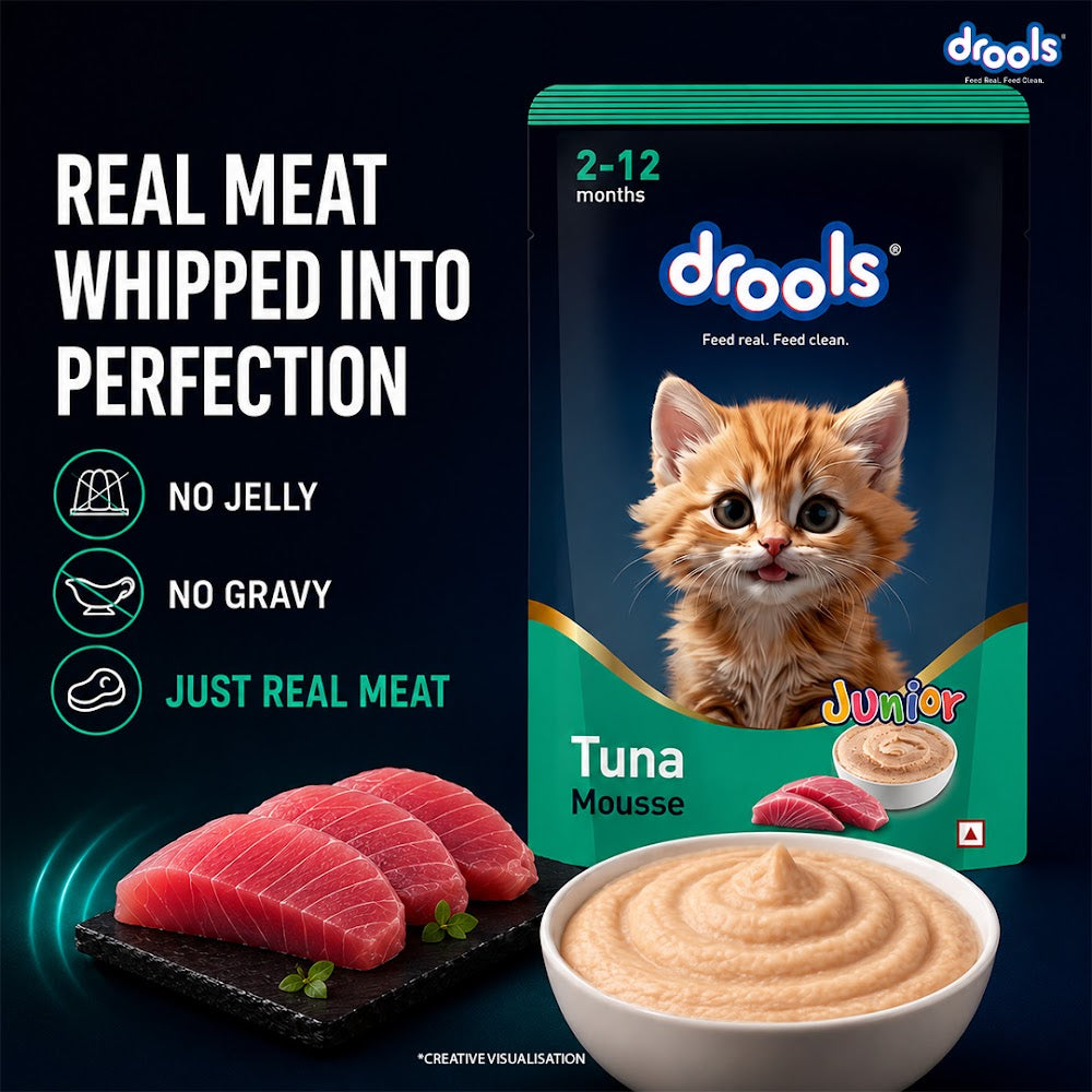 Drools Tuna Mousse Kitten 80g (5+1) Pc
