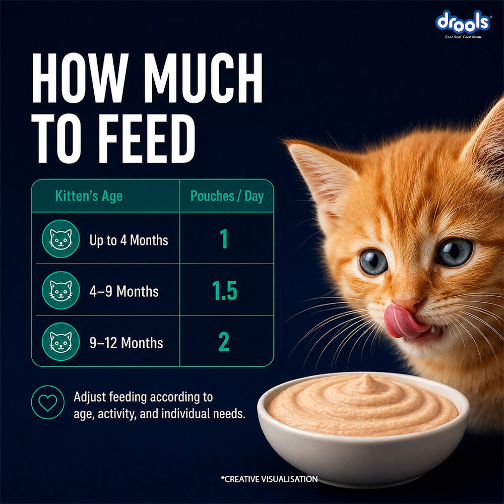 Drools Tuna Mousse Kitten 80g (5+1) Pc