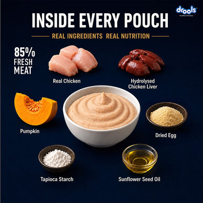 Drools Chicken Mousse Kitten 80g (5+1)Pc