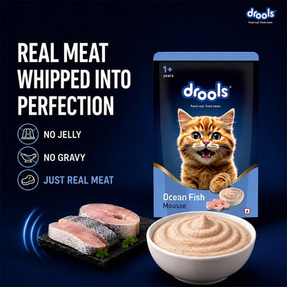 Drools Ocean Fish Mousse Cat 80g(5+1)Pc