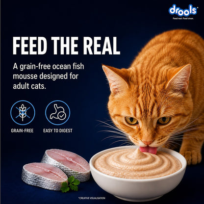 Drools Ocean Fish Mousse Cat 80g(5+1)Pc