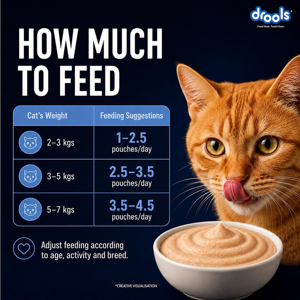Drools Ocean Fish Mousse Cat 80g(5+1)Pc
