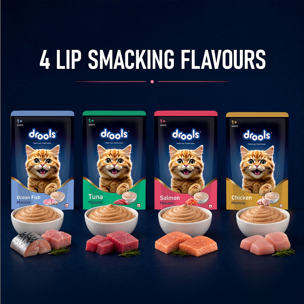 Drools Ocean Fish Mousse Cat 80g(5+1)Pc