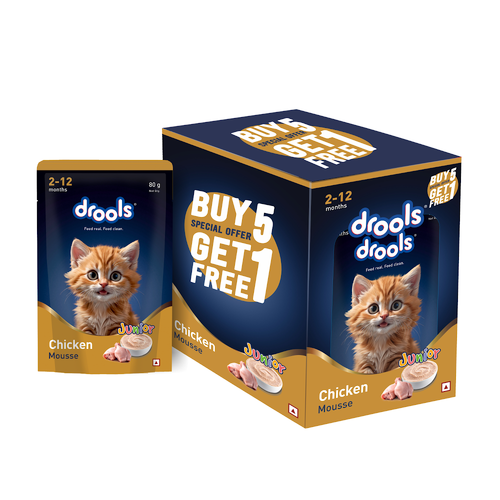 Drools Chicken Mousse Kitten 80g (5+1)Pc