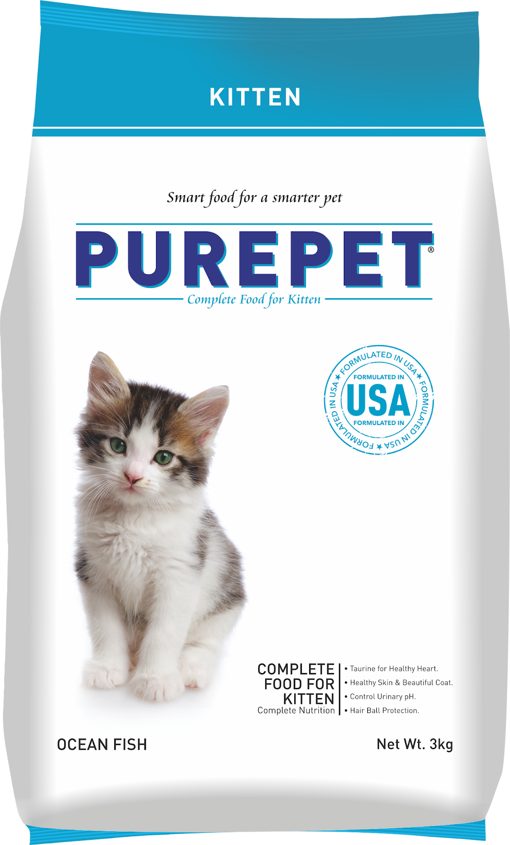 Purepet Kitten Ocean Fish 3kg