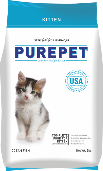 Purepet Kitten Ocean Fish 3kg