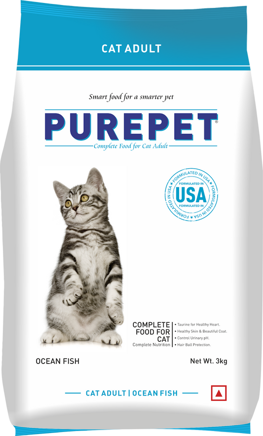 Purepet Cat Adult Ocean Fish 3kg