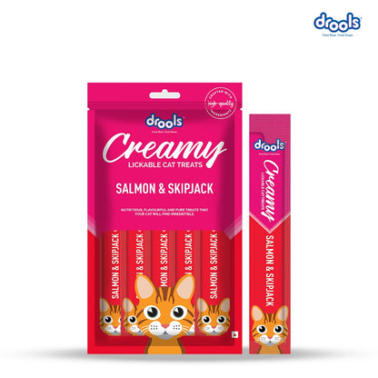 Drools Creamy Salmon & Skipjack (5x15g)