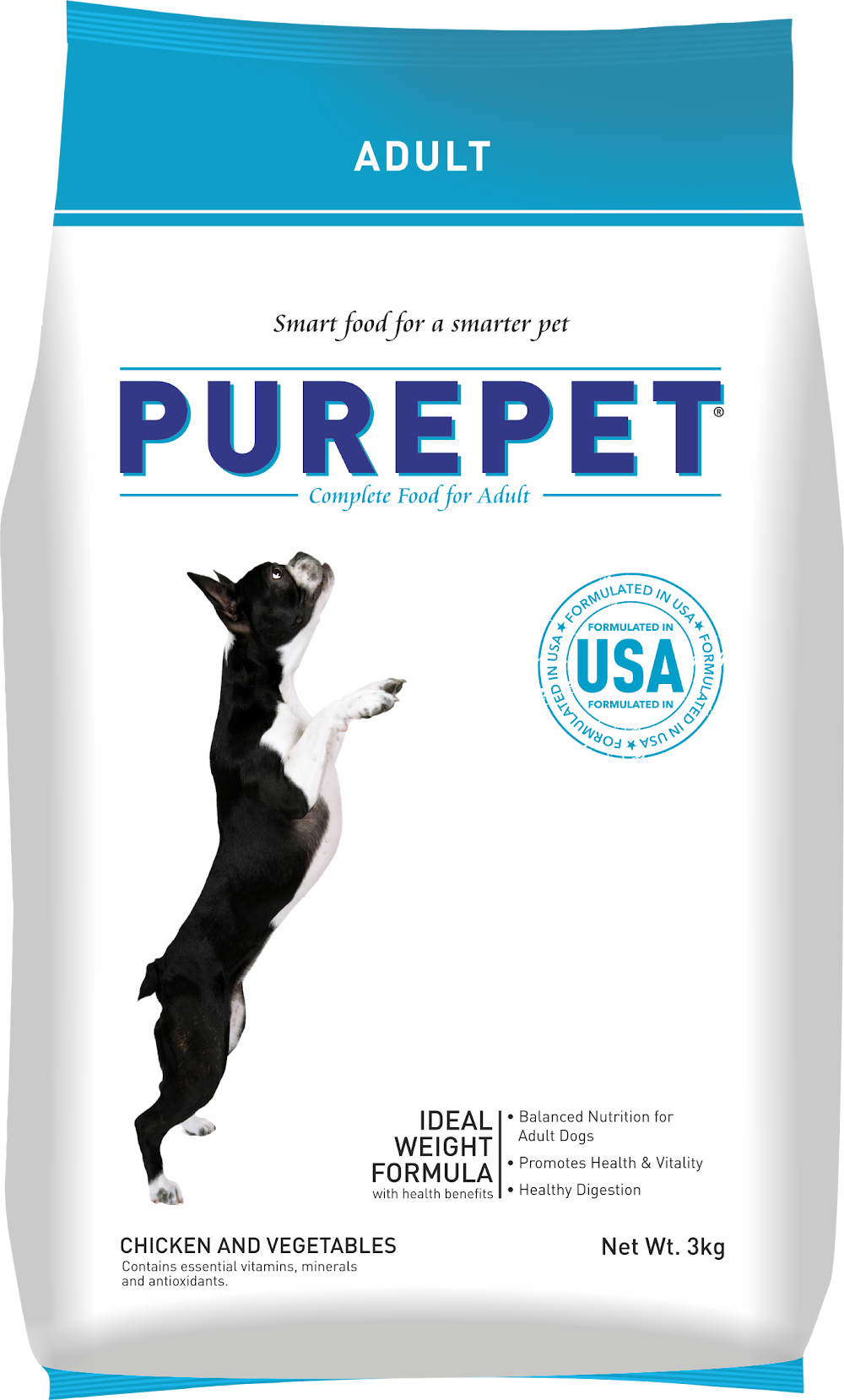 Purepet Chicken & Vegetable Adult 3kg