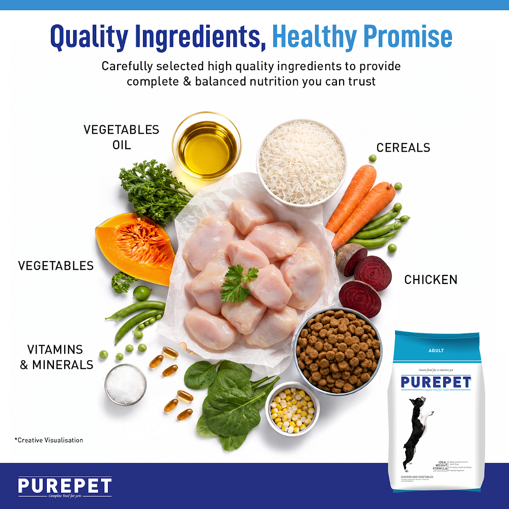 Purepet Chicken & Vegetable Adult 3kg