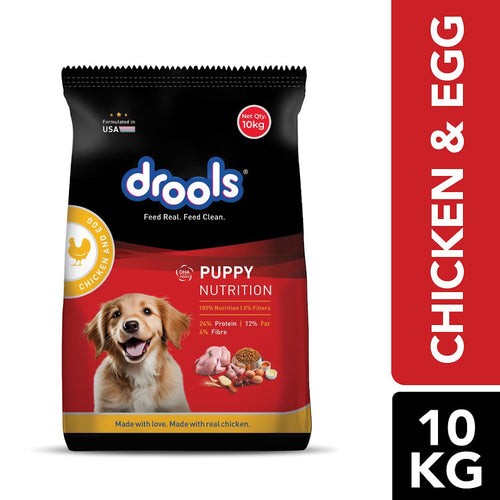 Drools Chicken and Egg Puppy Dry Dog Food, 10kg