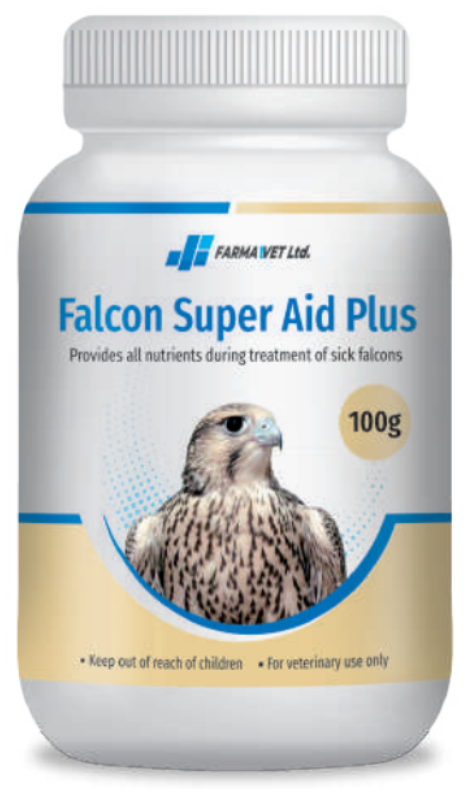 Farma Vet Falcon Super Aids Plus (100 g) - Provides all nutrients during treatment of sick falcons