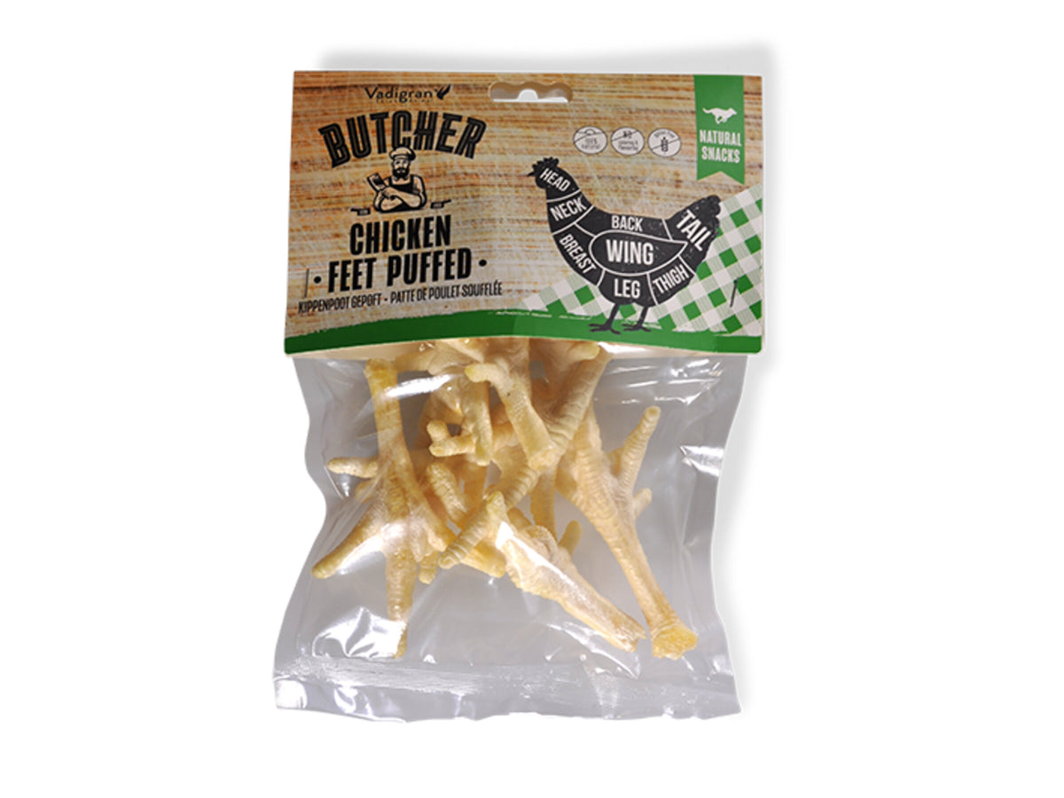 Vadigran Puffed Chicken Feet Dog Chew (80 g)