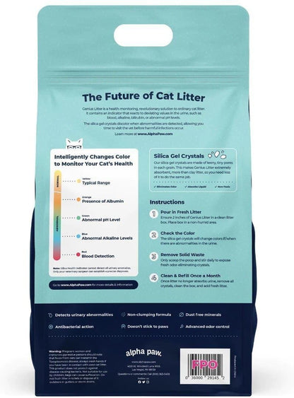 Alpha Paw Genius Litter with Health Indicator 2.7Kg-4L