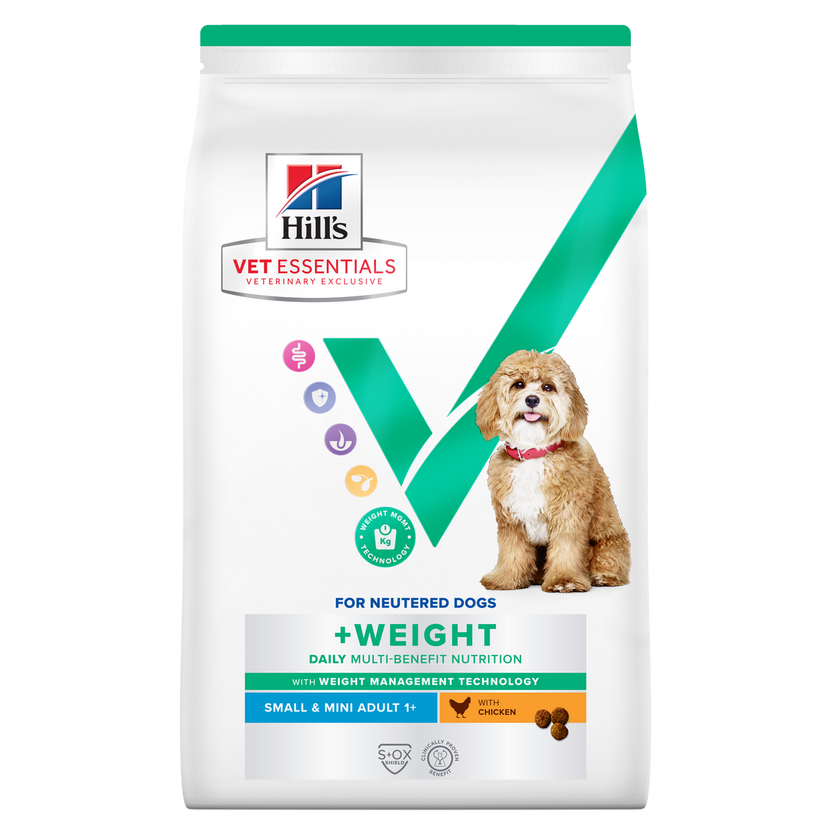 Hill's Vet Essentials Multi-Benefit + Weight Adult Small and Mini with Chicken 6kg
