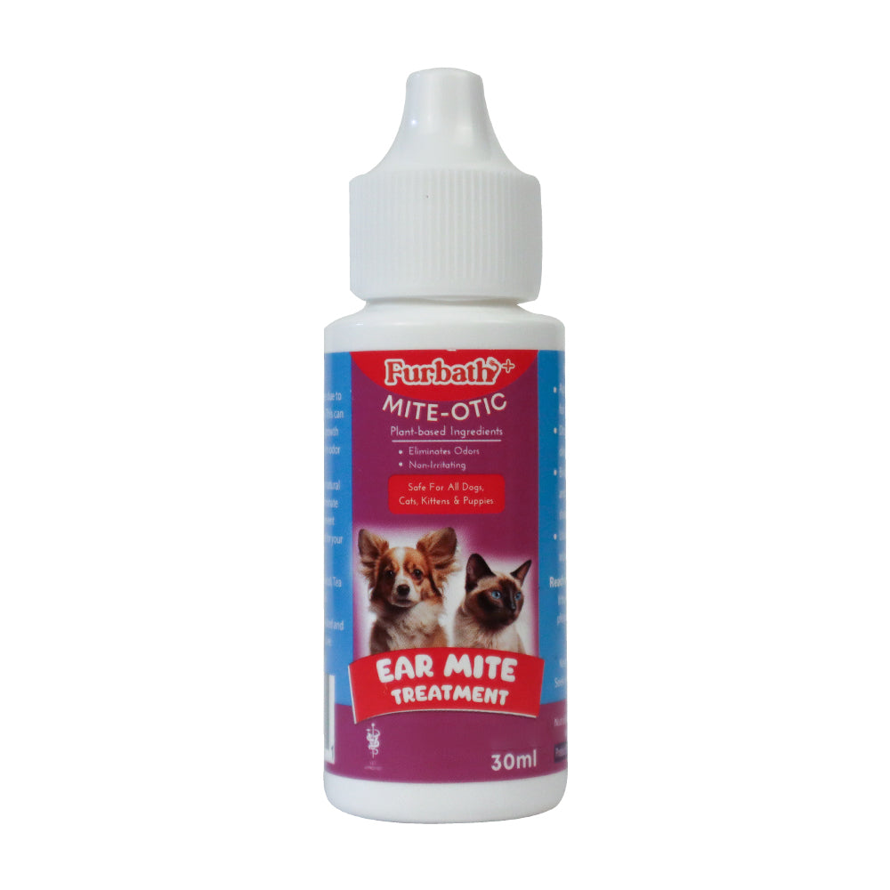 Furbath+ Ear Mite Treatment for Dogs and Cats - 30ml