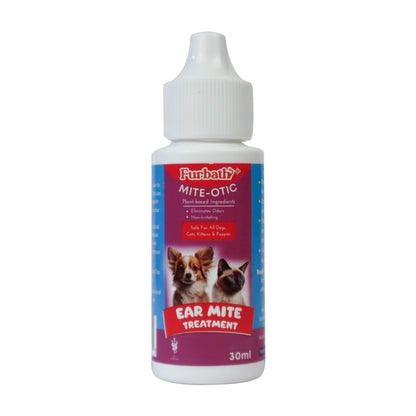Furbath+ Ear Mite Treatment for Dogs and Cats - 30ml
