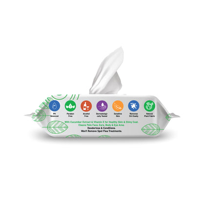 Furbath Natural Pet Wipes 80 Count- Lavender