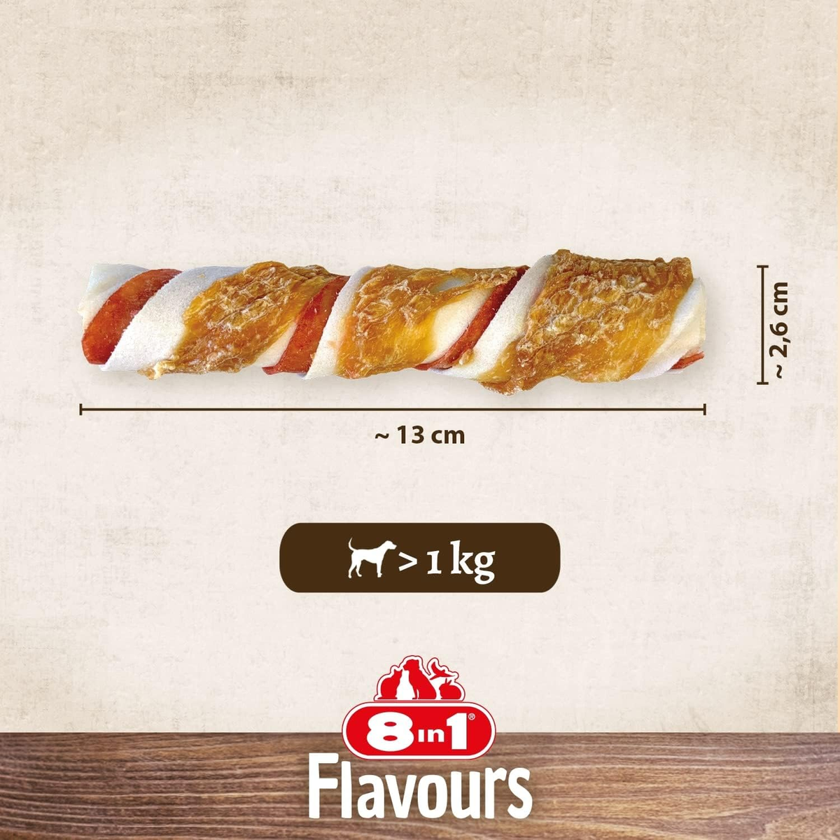 8in1 Triple Flavour Rolls 113g