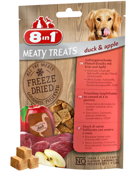 8in1 Meaty Treats Duck Apple 50g